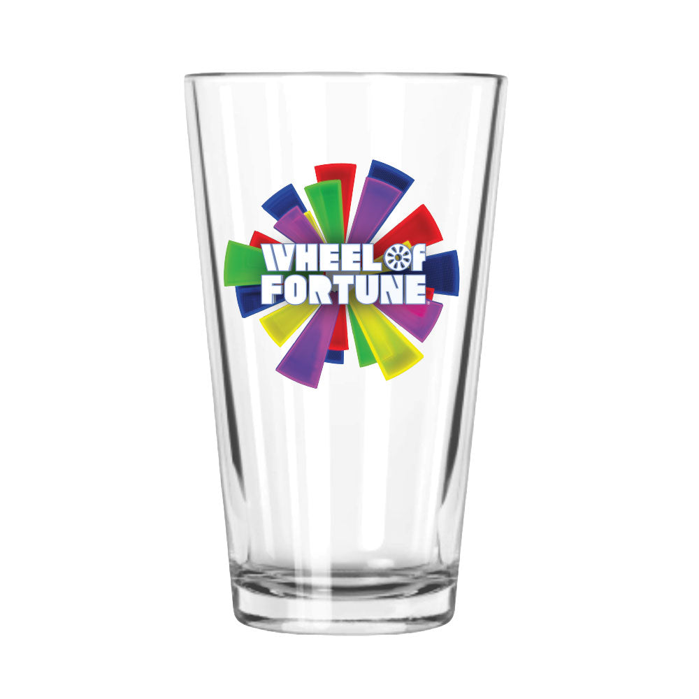 Wheel of Fortune Burst Logo Personalized Pint Glass