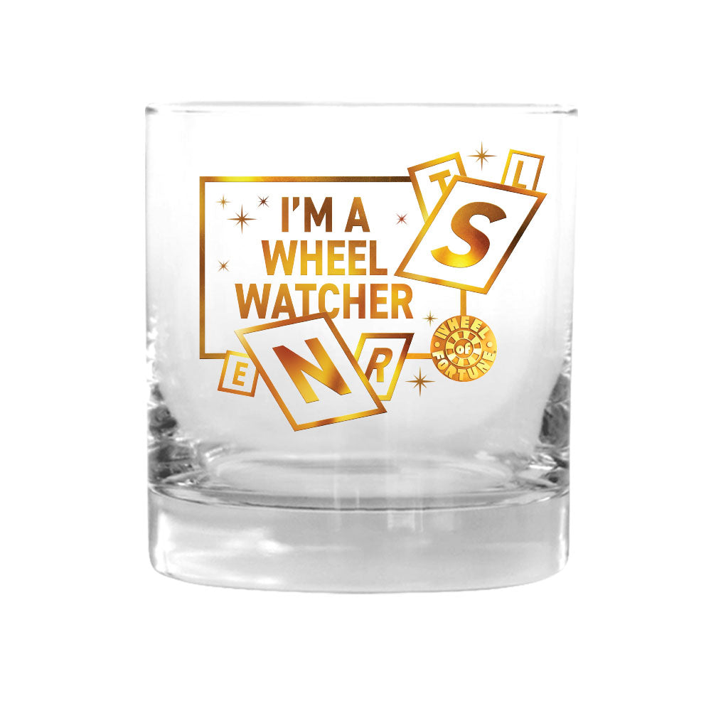 I'm a Wheel Watcher Personalized Rocks Glass