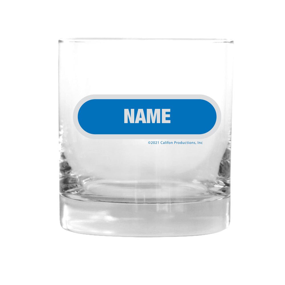 I'm a Wheel Watcher Personalized Rocks Glass