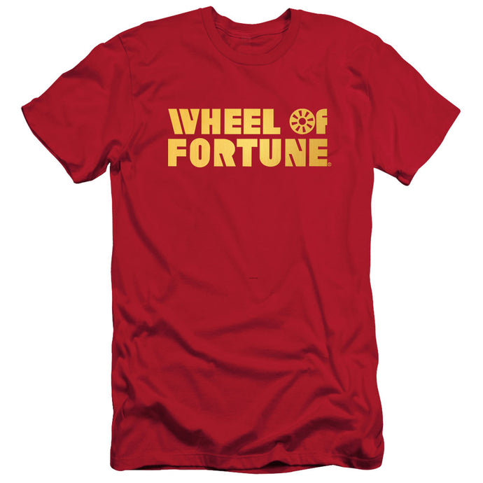 Wheel of Fortune Written Logo Red Tee