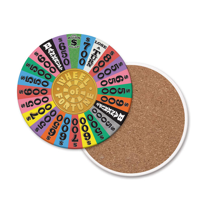 Wheel of Fortune Round Coasters