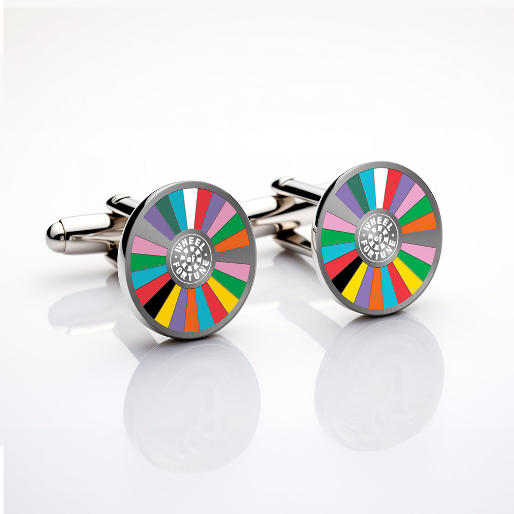 Wheel of Fortune Wheel Cufflinks