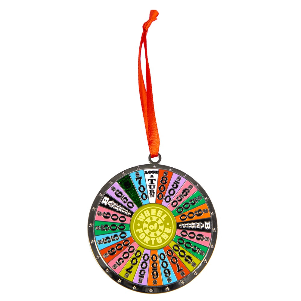 Wheel of Fortune Spinning Wheel Ornament