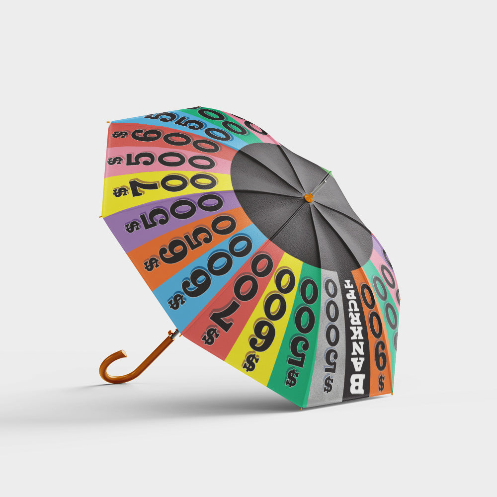 Wheel of Fortune Premium Wheel Umbrella
