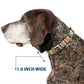 WHEEL OF FORTUNE Cash Prize Wedges Multi Color/White Dog Collar