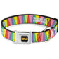 WHEEL OF FORTUNE Cash Prize Wedges Multi Color/White Dog Collar