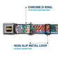 WHEEL OF FORTUNE Logo and WILD CARD Collage Multi Color Dog Collar