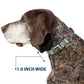 WHEEL OF FORTUNE Logo and WILD CARD Collage Multi Color Dog Collar