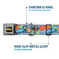 Wheel of Fortune Quotes and Prizes Collage Blue/Multi Color Dog Collar