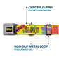 WHEEL OF FORTUNE Test and Wedge Collage Yellow/Multi Color Dog Collar