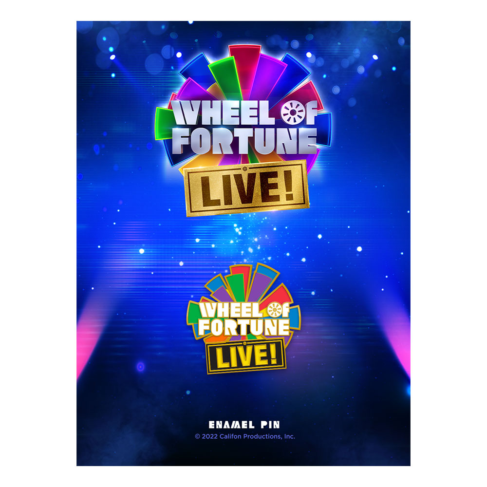 Wheel of Fortune Live Enamel Pin