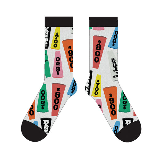 Wheel of Fortune Live Wedge Knit Socks