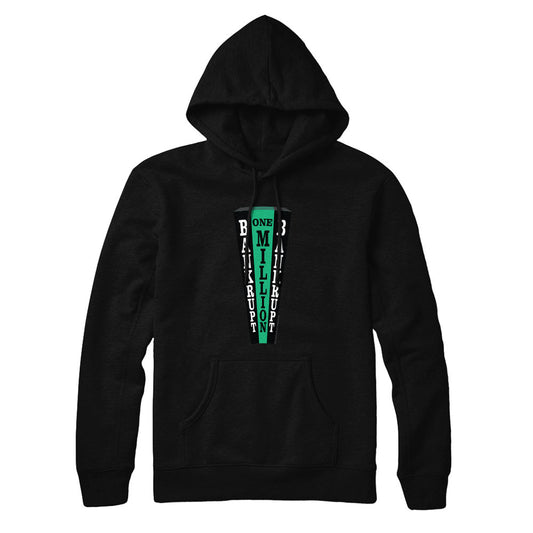 Wheel of Fortune Bankrupt and Million Dollar Wedge Black Hoodie