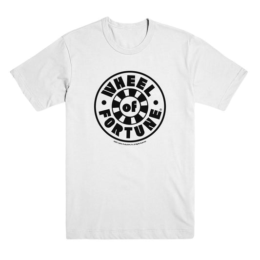 Wheel of Fortune Logo White Unisex Tee