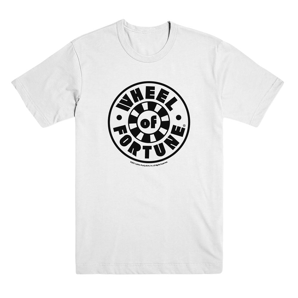 Wheel of Fortune Logo White Unisex Tee