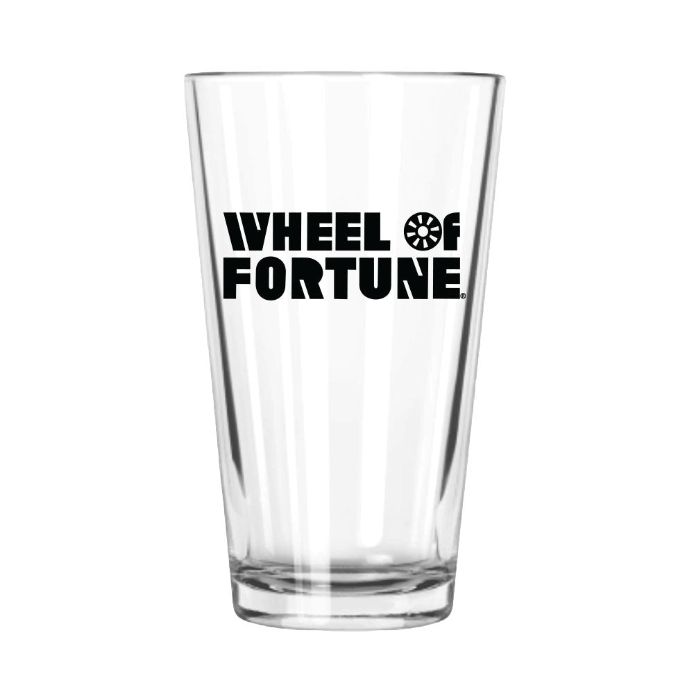 Wheel of Fortune Logo Personalized Pint Glass