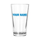 Wheel of Fortune Logo Personalized Pint Glass