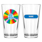 Wheel of Fortune Wheel Personalized Pint Glass