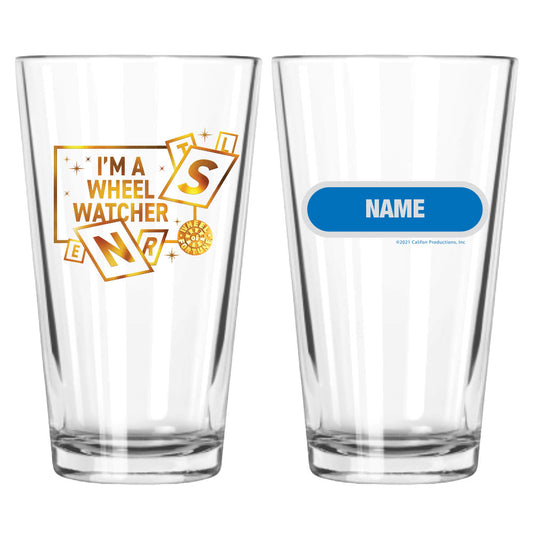 I'm a Wheel Watcher Personalized Pint Glass