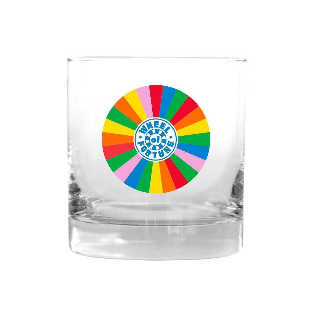 Wheel of Fortune Wheel Personalized Rocks Glass