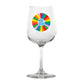 Wheel of Fortune Wheel Personalized Wine Glass