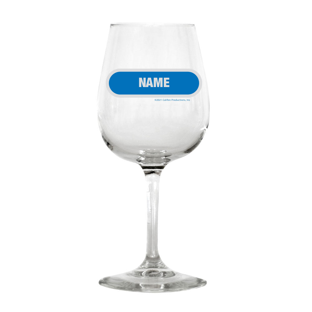 Wheel of Fortune Wheel Personalized Wine Glass