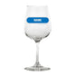 I'm a Wheel Watcher Personalized Wine Glass