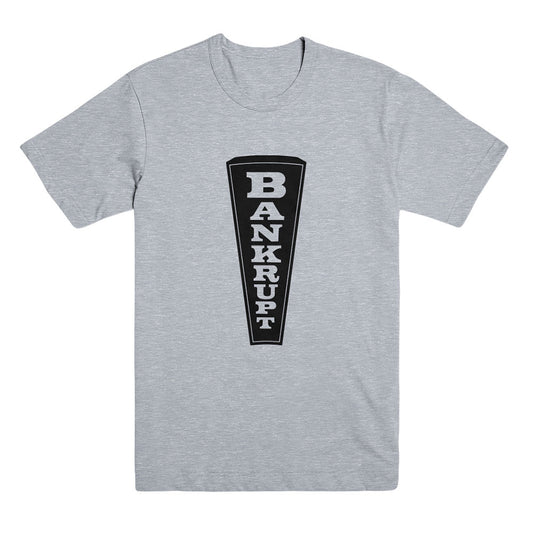 Wheel of Fortune Bankrupt Wedge Gray Tee