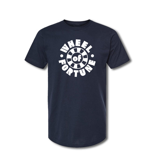 Wheel of Fortune Navy Logo Tee