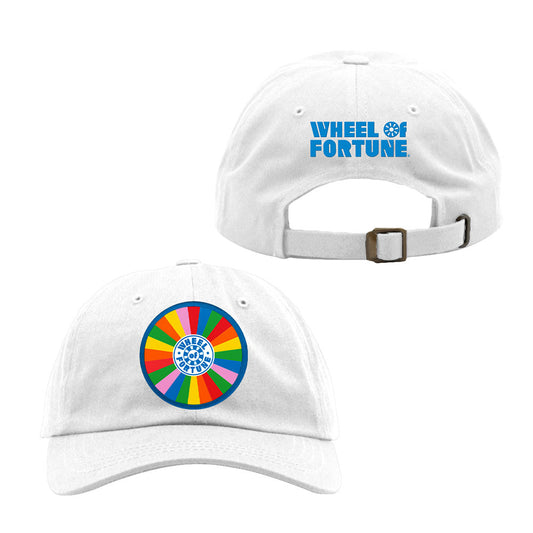 Wheel of Fortune Wheel Logo White Hat