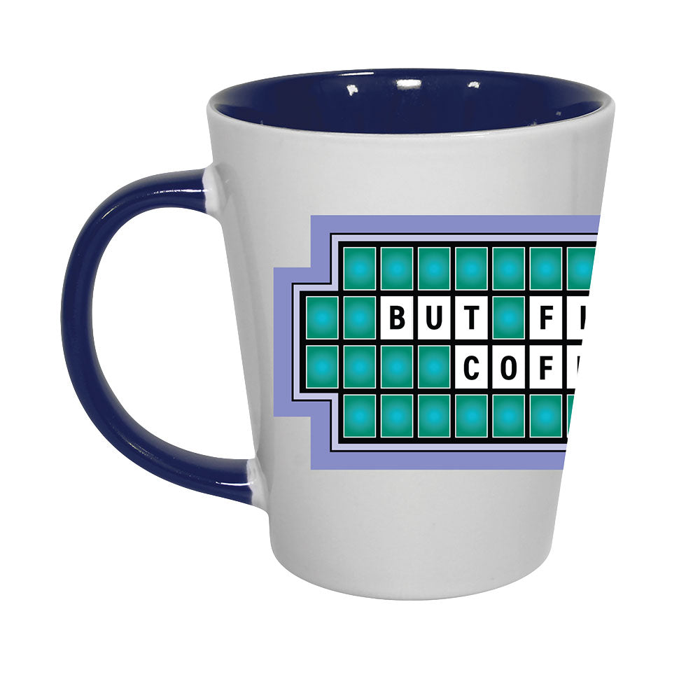 Wheel of Fortune But First Coffee Mug