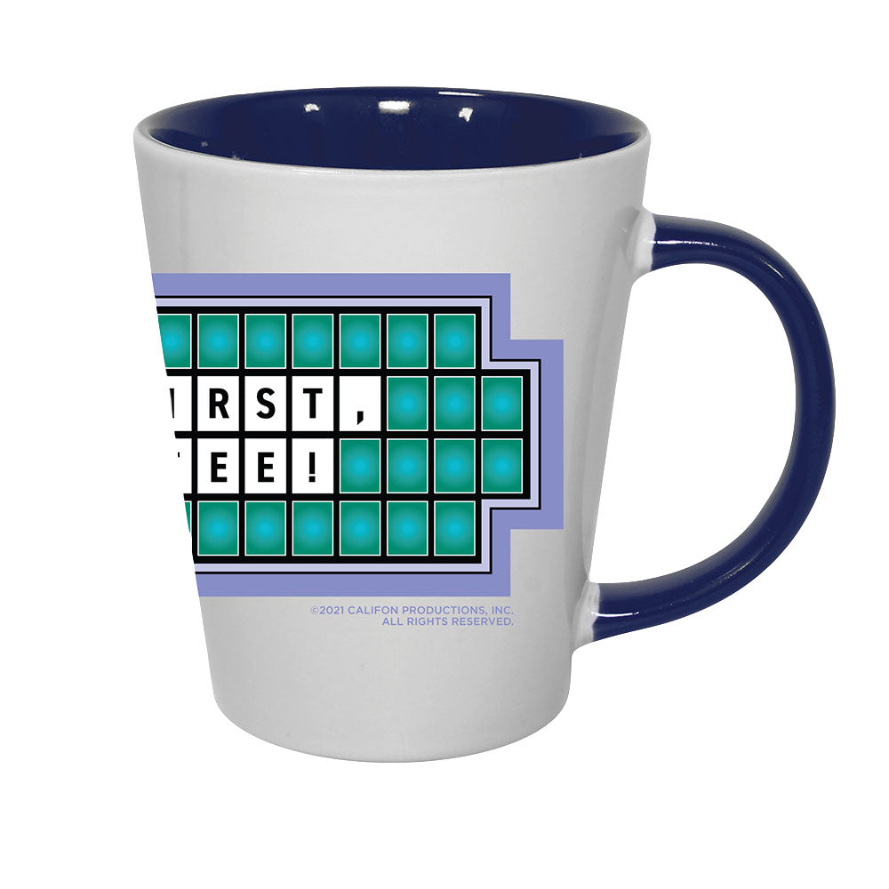 Wheel of Fortune But First Coffee Mug