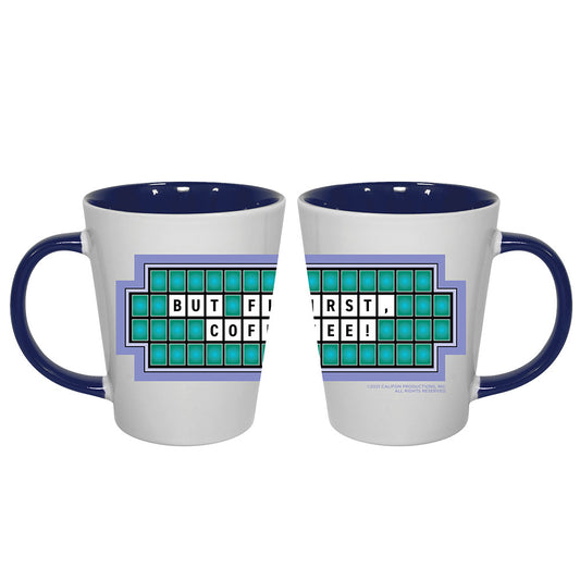 Wheel of Fortune But First Coffee Mug