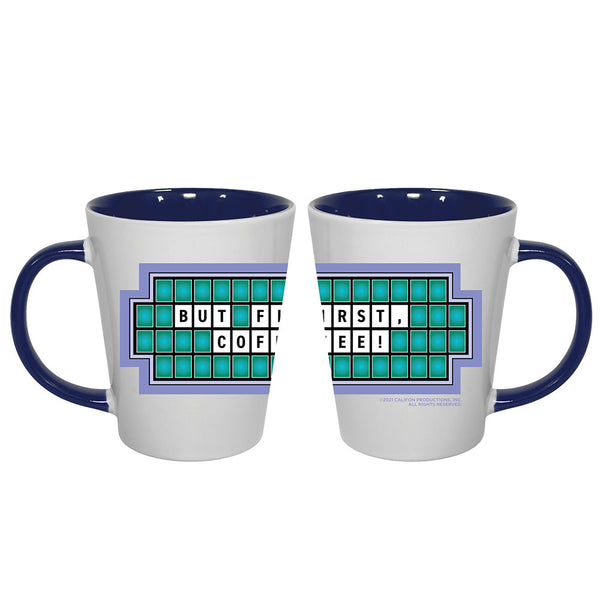 Wheel of Fortune But First Coffee Mug – Shop Wheel of Fortune