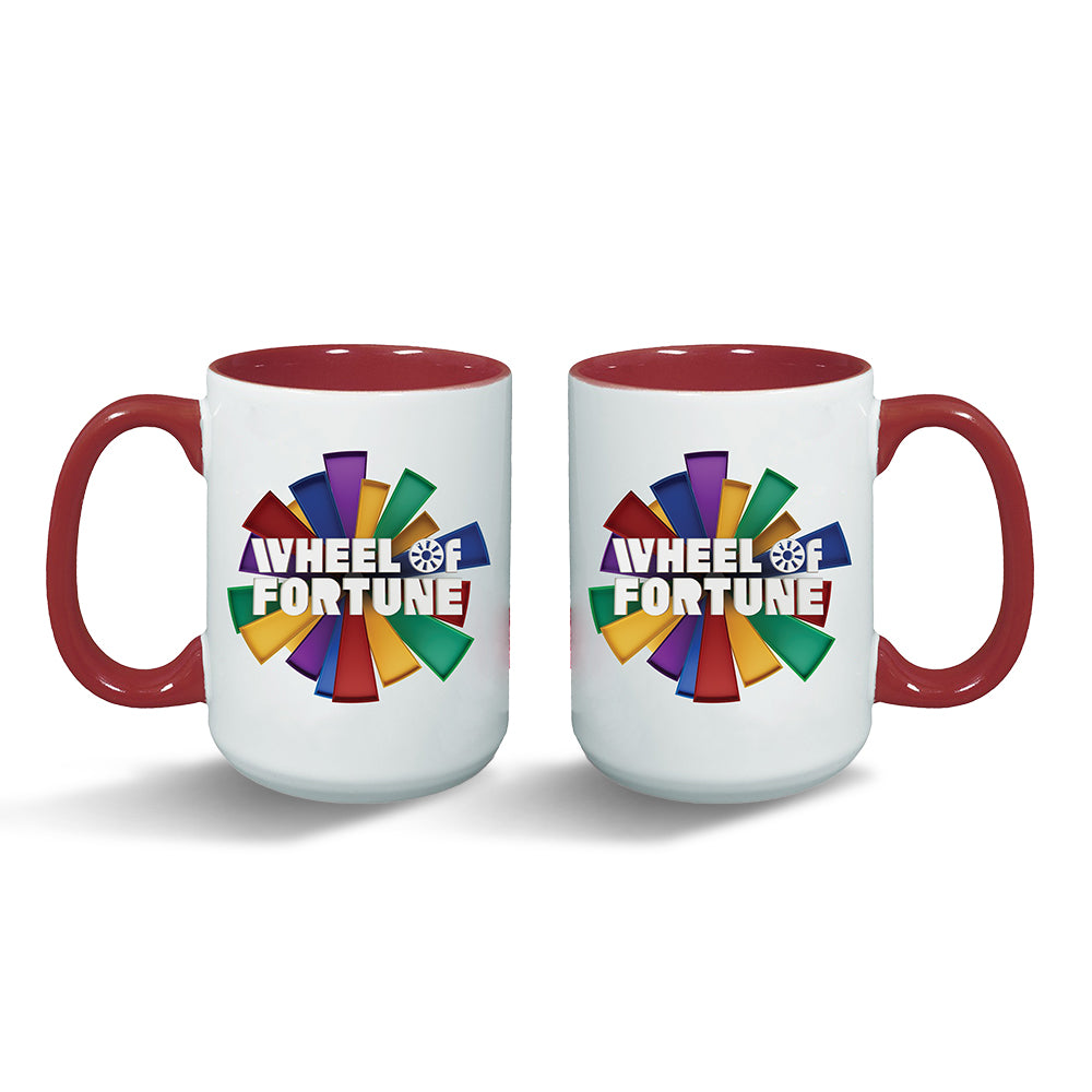 Wheel of Fortune Logo Red Mug