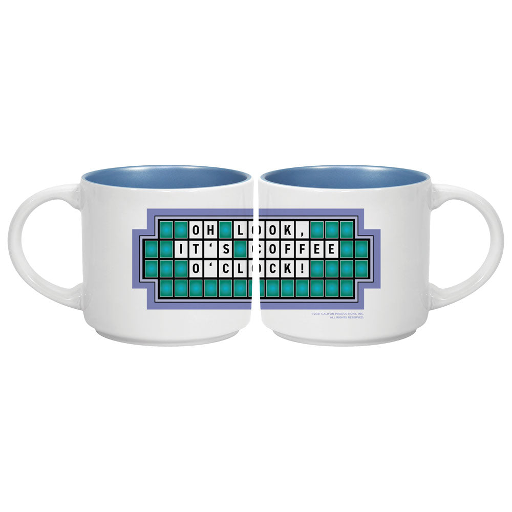 Wheel of Fortune Oh Look it's Coffee O'Clock Mug