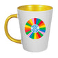 Wheel of Fortune Wheel Yellow Mug