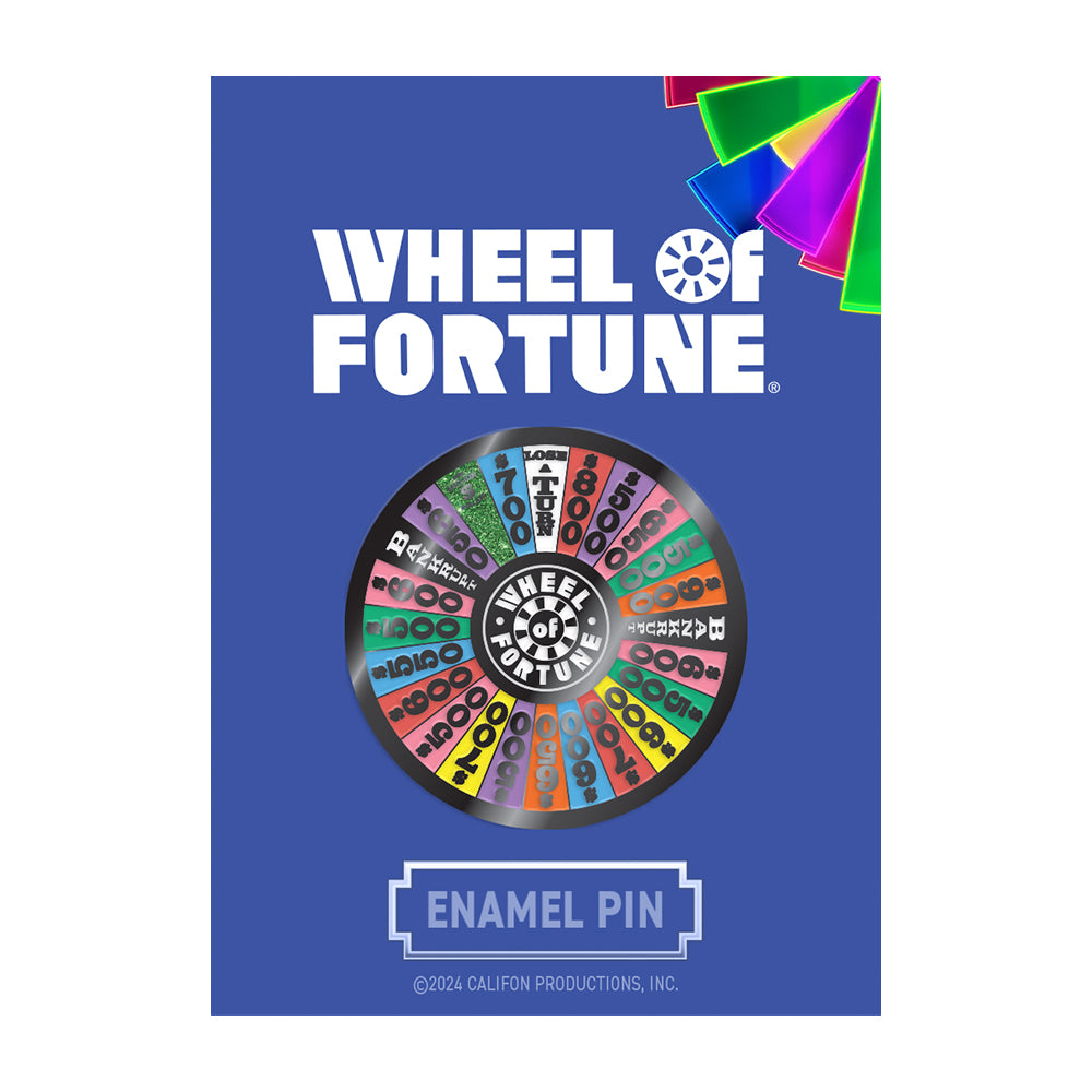 Wheel of Fortune Wheel Enamel Pin