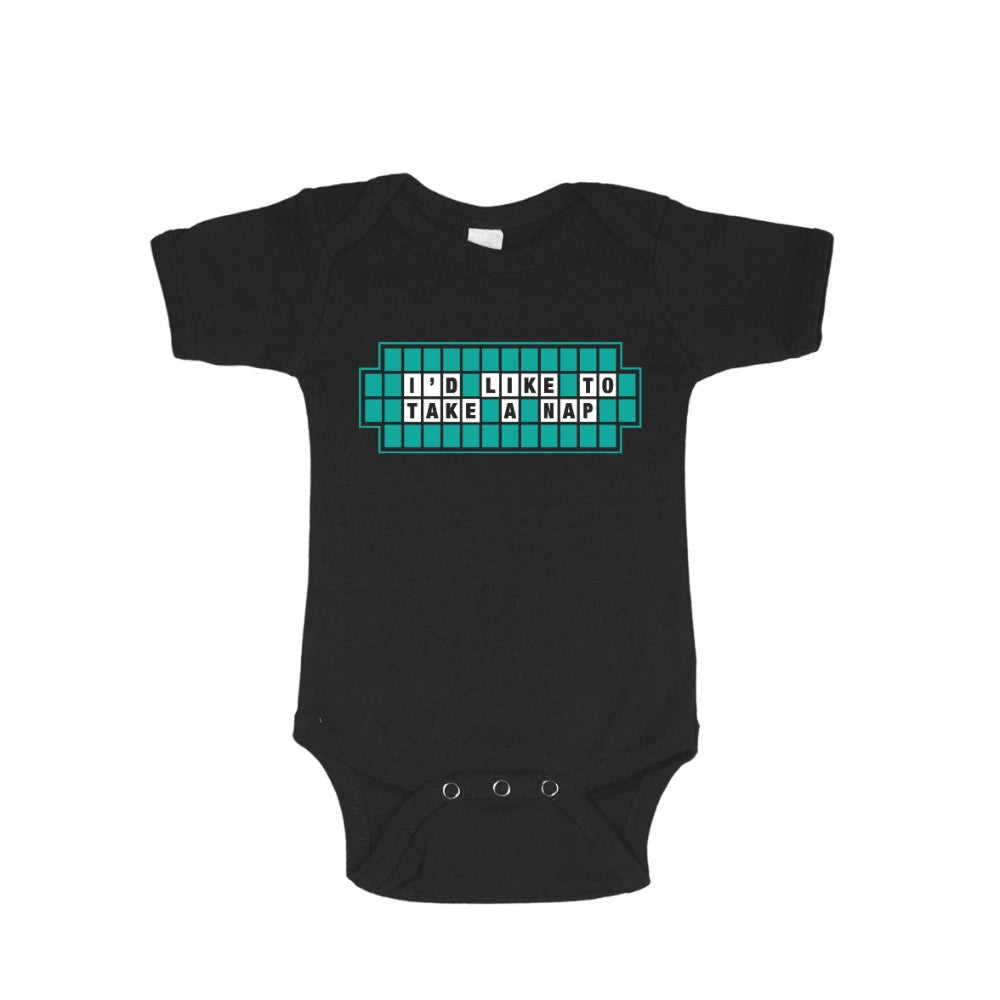 Wheel of Fortune Nap Onesie