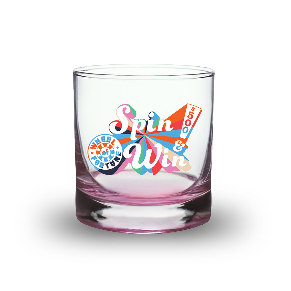 Spin to Win Whiskey Glass