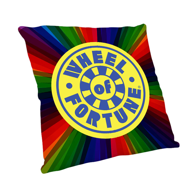 Wheel of Fortune Logo Burst Pillow