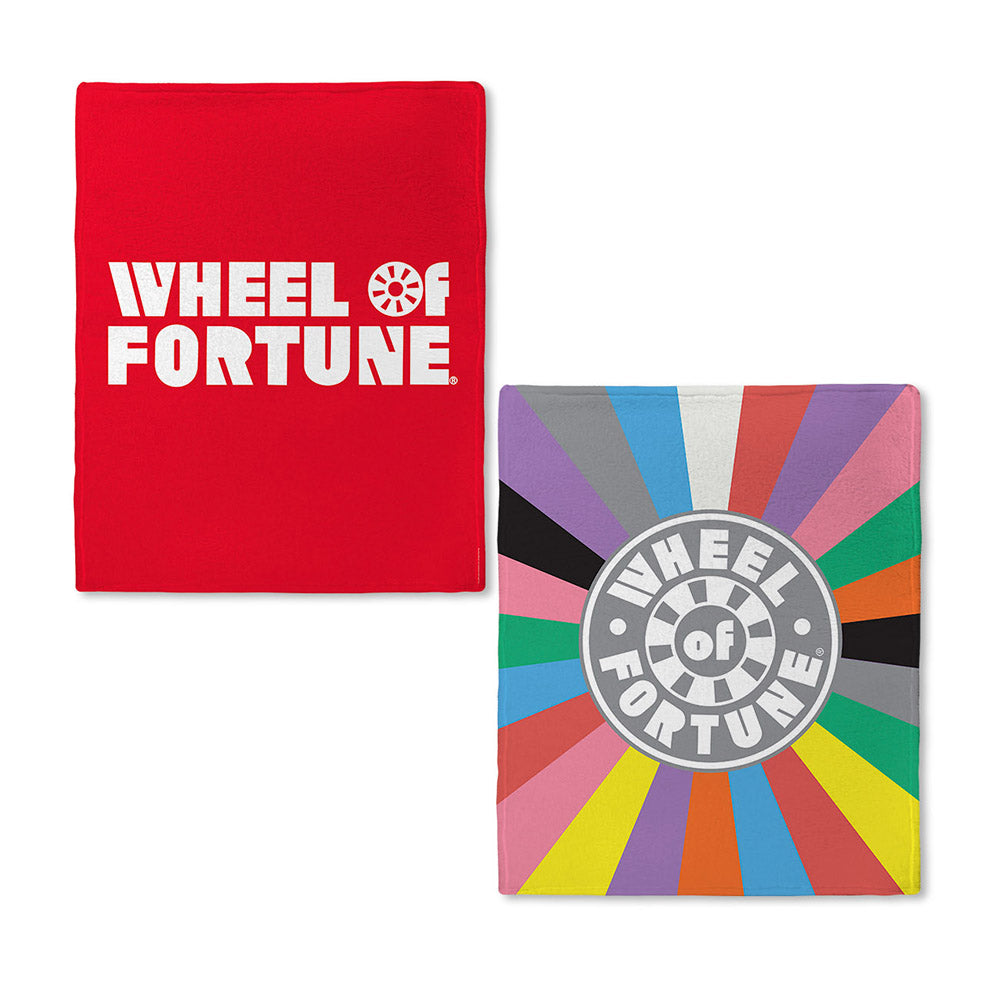 Wheel of Fortune Close-Up Wheel Fleece Blanket