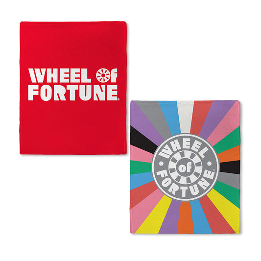 Wheel of Fortune Close-Up Wheel Fleece Blanket